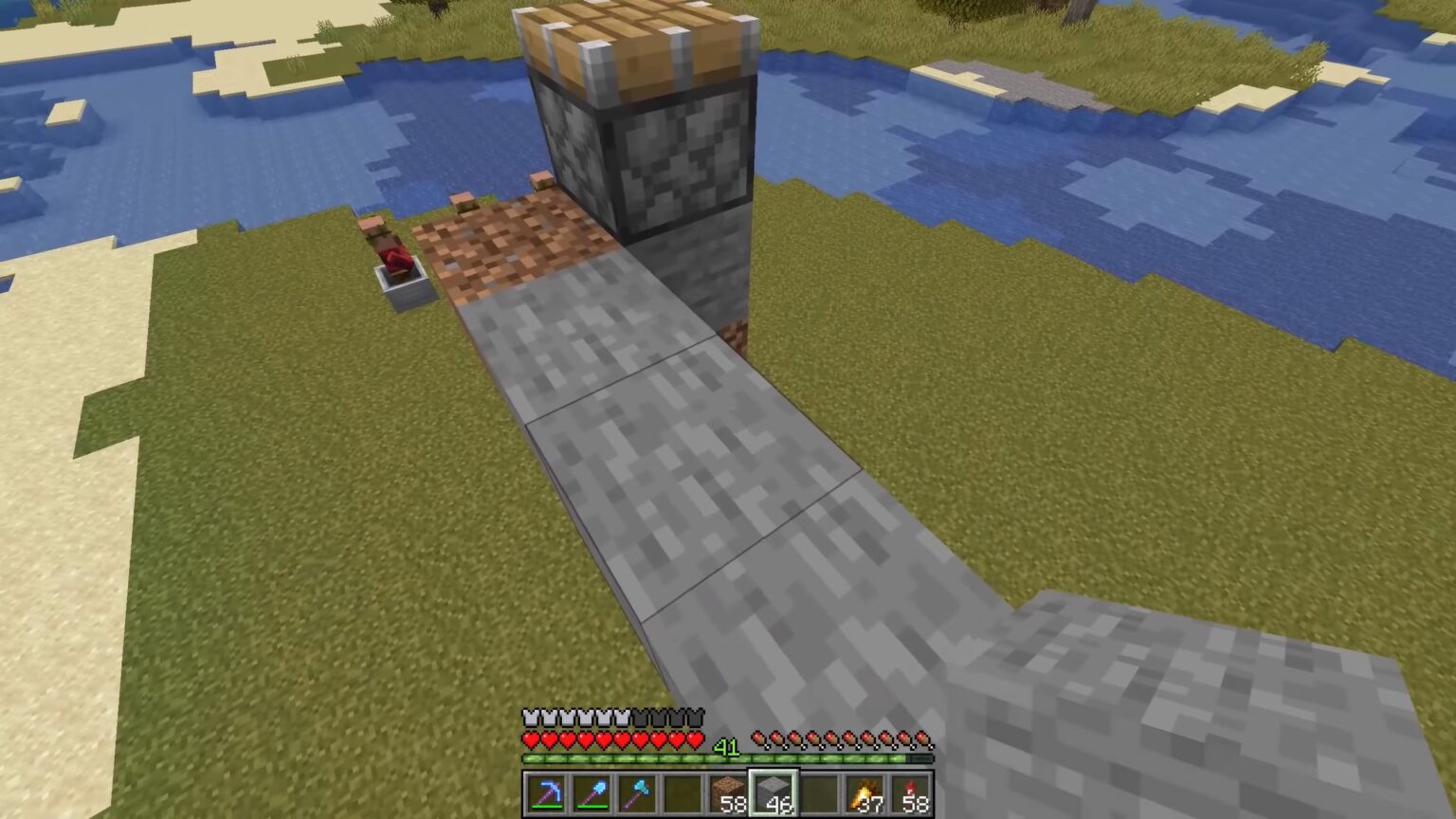 Eisenfarm in Minecraft Wie man eine automatische baut und herstellt