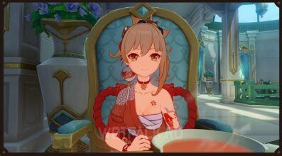 Сделка в Genshin Impact: закадровый текст и положение камеры