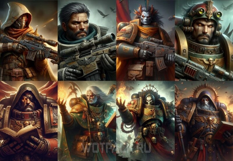 High Quality Rogue Trader Portrait Pack