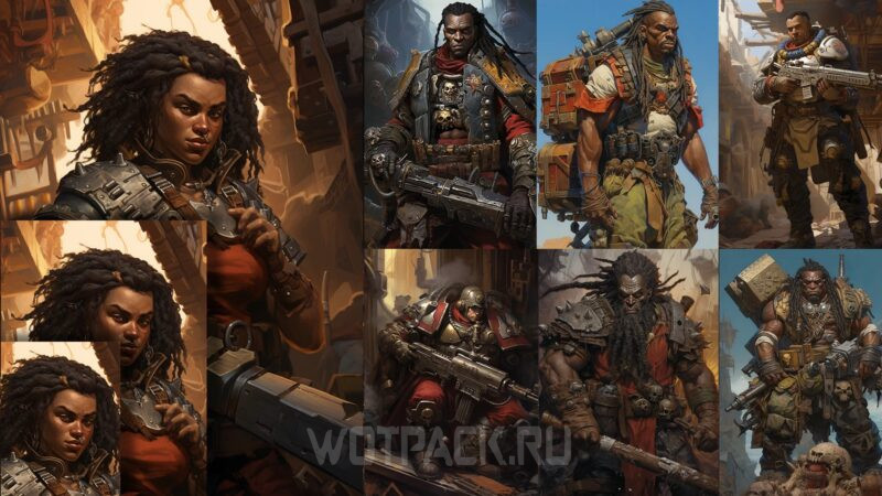 Redking's Rogue Trader Portrait Pack V2