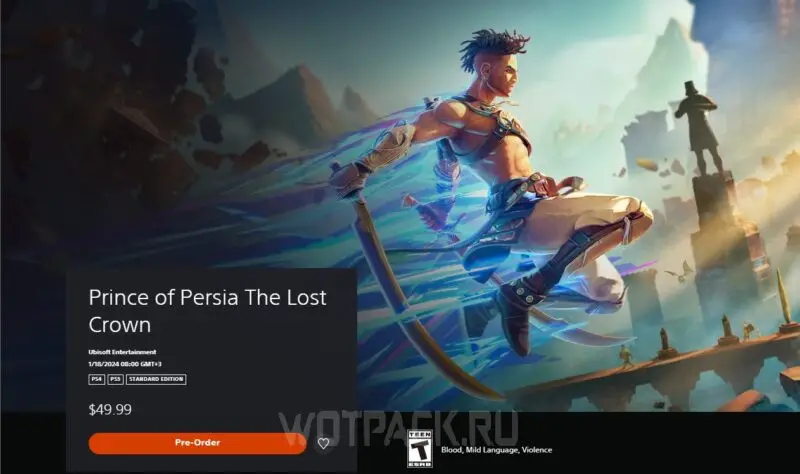 Как купить Prince of Persia The Lost Crown в России на ПК, PS4/PS5 и Xbox [все способы]