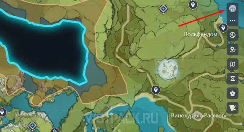 Интерактивная карта Долины Чэньюй в Genshin Impact: сундуки, диковинки и загадки