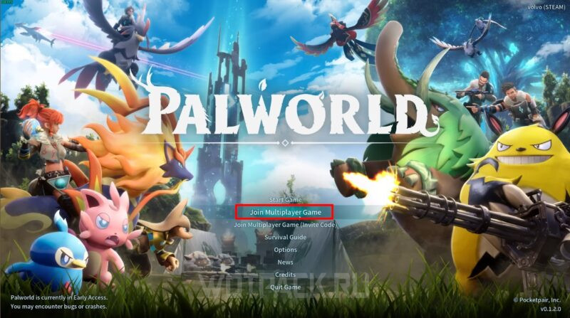 Выделенный сервер в Palworld: как создать