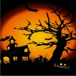 Halloween kísértetjárta ház