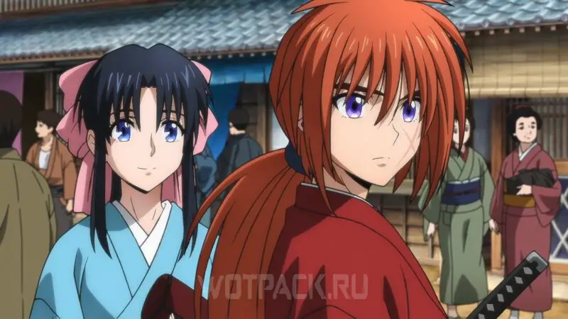 Kaoru Kamiya og Kenshin Himura