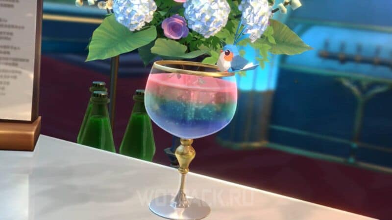 '잔 밑의 이야기' 이벤트의 '달콤한 나른함' 음료