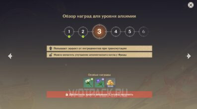 Торговый справочник в Genshin Impact: как развивать магазин зелий