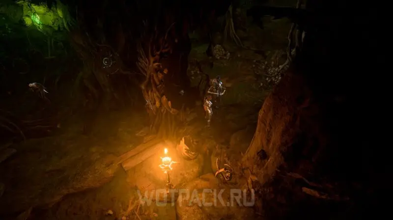 Zarostlý tunel v Baldur's Gate 3: jak otevřít křivé dveře