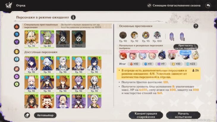 Театр Воображариум в Genshin Impact 6.2: как пройти в январе 2026