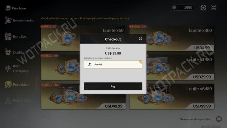 Как задонатить в Wuthering Waves в России (все способы)