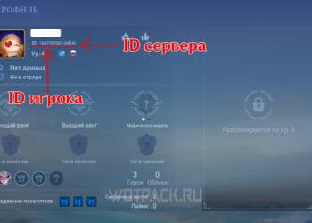 ID игрока и ID сервера