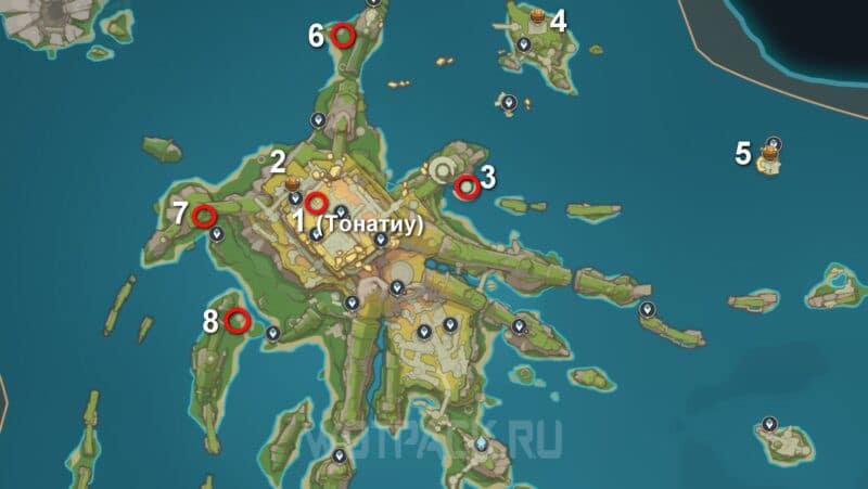 Очканатлан в Genshin Impact: гайд по запретным землям