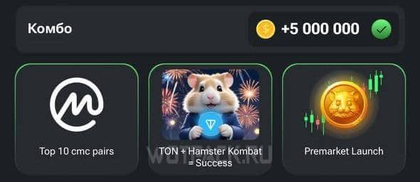 Комбо карты Hamster Kombat на октябрь [Комбо Хомяка]