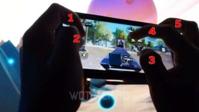 Розкладка пальців у PUBG Mobile: коди на 3, 4, 5, 6 пальців