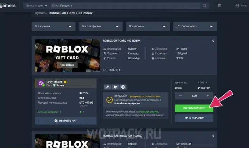 Донат в Roblox: как купить робуксы в России в 2024 году