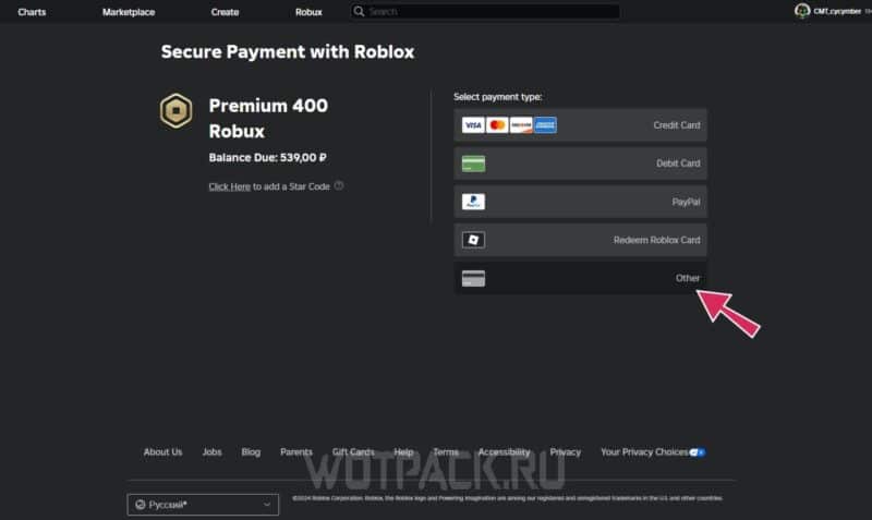 Донат в Roblox: как купить робуксы в России в 2024 году