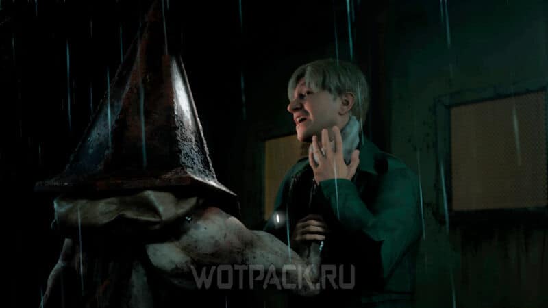 Пирамидоголовый в больнице Брукхейвен в Silent Hill 2: Remake