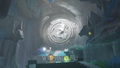 Под таинственным источником в Genshin Impact: поверните механизм, чтобы получилась картинка
