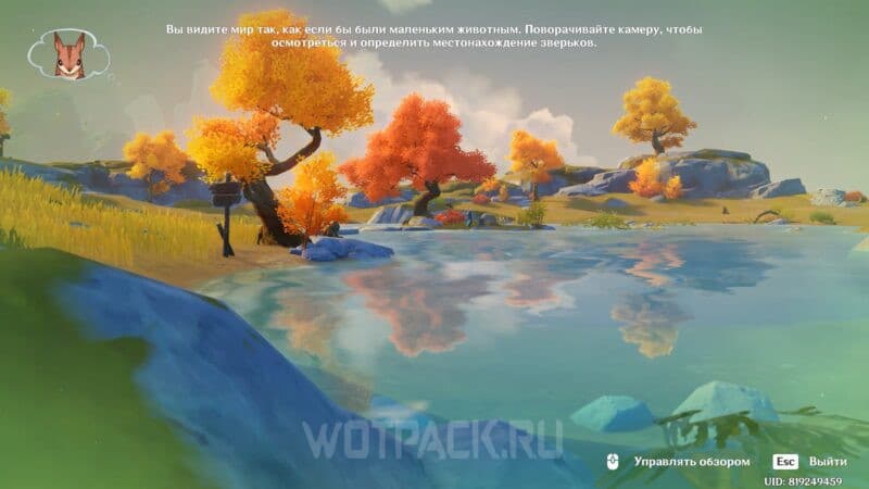 Вид от белки Уно
