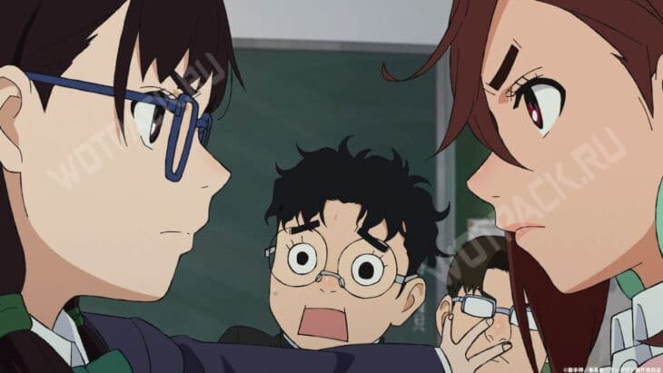 Рин Саваки спорит с Момо