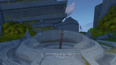 Старый меч в Genshin Impact: как вытащить меч в Очканатлане