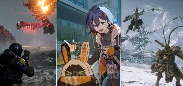 Helldivers 2, Zenless Zone Zero, Black Myth: Wukong.