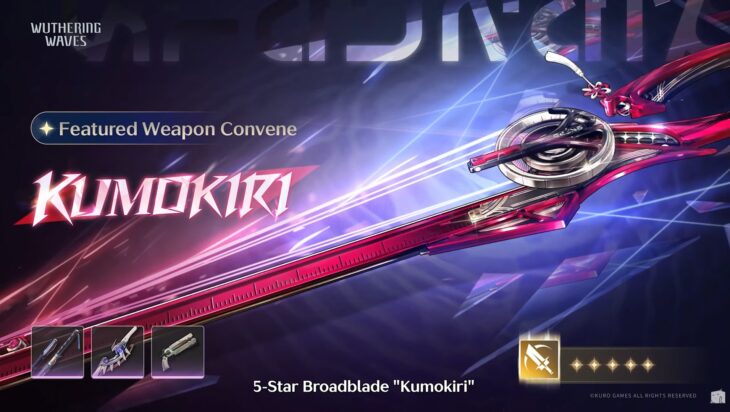 Баннер с оружием Чисы в первой половине 3.1