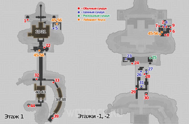 Все сундуки на Амфореусе в Honkai Star Rail: где найти
