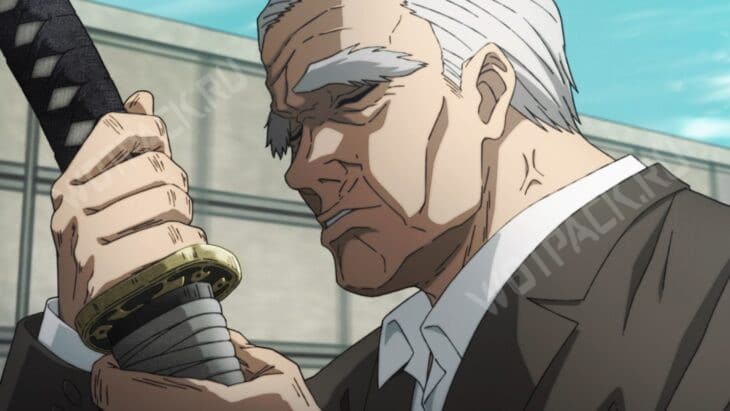 Такамура с катаной