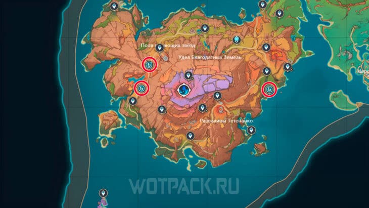 Места для рыбалки в Атокпане