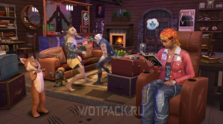 Оборотни в The Sims 4