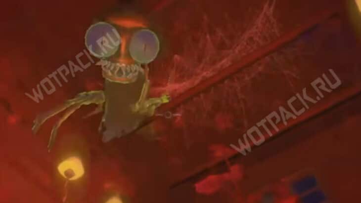 Светлячок летит на игрока