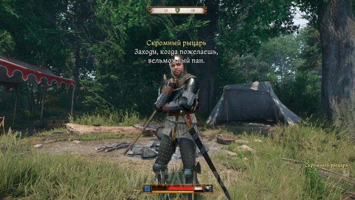 Скромный рыцарь