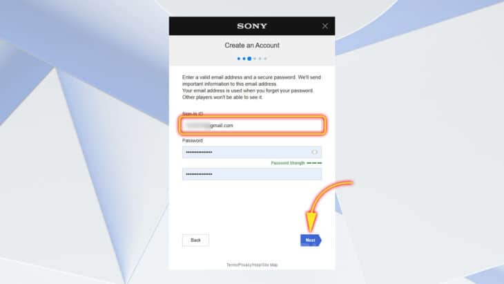 Как привязать электронную почту к PlayStation Store