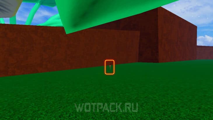 Красный цветок