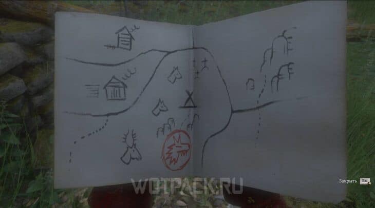 Карта слатейовских охотничьих угодий в Kingdom Come Deliverance 2