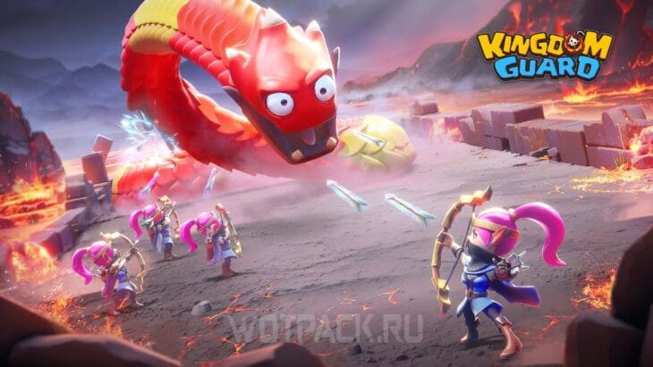 Битва с монстром в Kingdom Guard