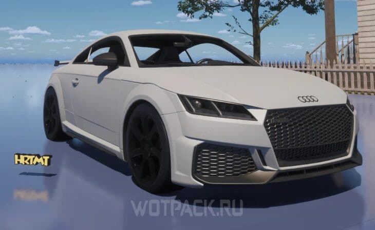 Превью модели Audi TT RS в режиме строительства