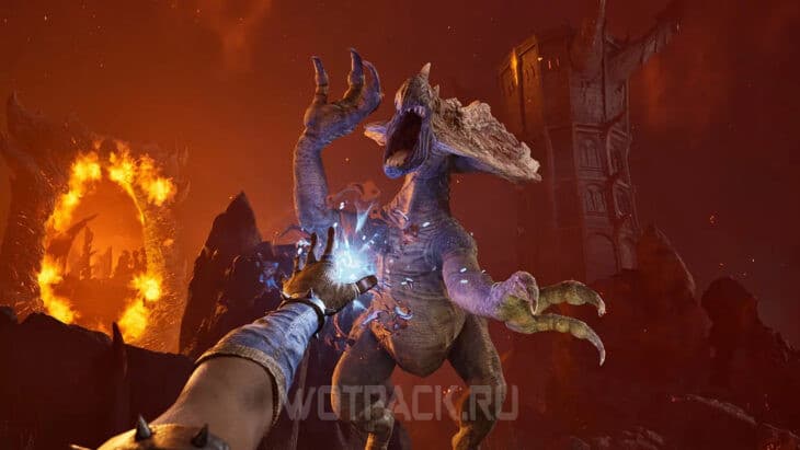 Битва с Кланфиром в Oblivion Remastered