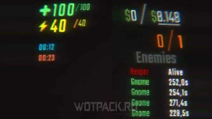 Интерфейс от мода TimerMod