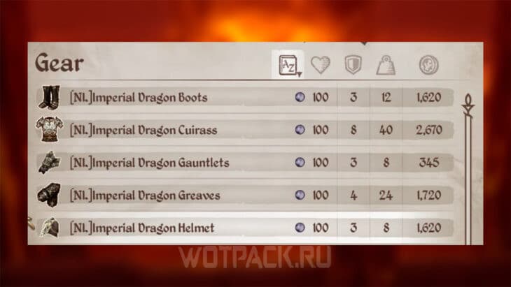Имперские Драконьи доспехи