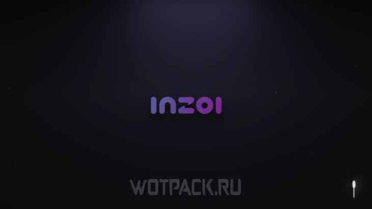Экран загрузки inZOI в темных тонах.