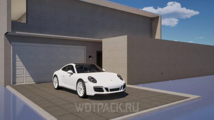 Превью модели Porsche 911 GTS в режиме строительства