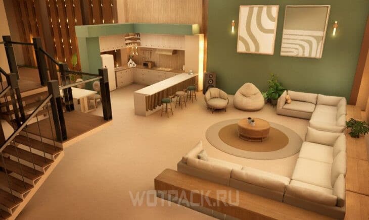 Интерьер дома в стиле лофт