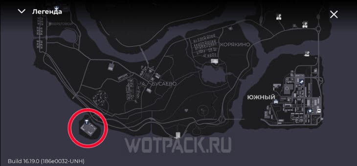 Тюрьма на карте