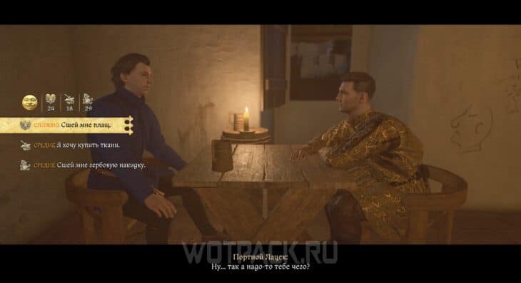 Жертва в Kingdom Come Deliverance 2: как принести Маркете платье