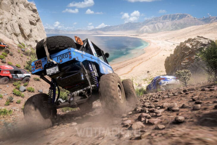 Гонка возле пляжа в Forza Horizon 5