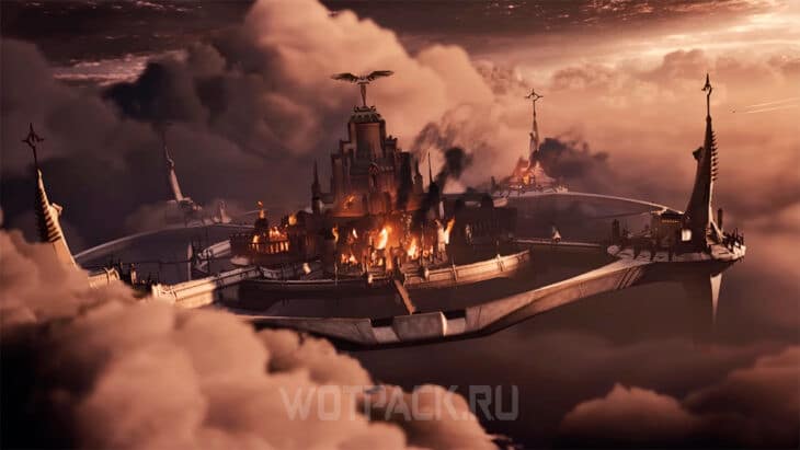 Парящая крепость в Doom: The Dark Ages