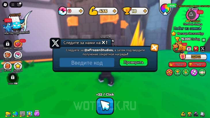 Куда вводить коды