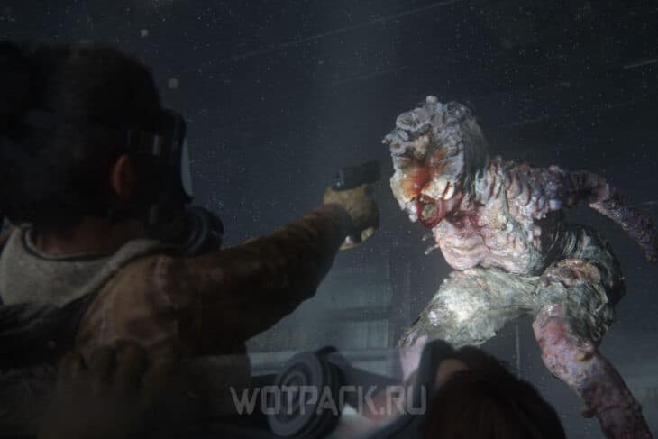 Убийство зараженного в The Last of Us Part 2